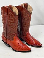 front and side view of both boots showing color, texture and overall design