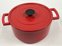 Closed Dutch oven showing full exterior