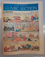 Front cover showing Star Weekly Comic Section Li'l Abner