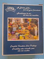 Front of sealed UV3 furniture care kit box