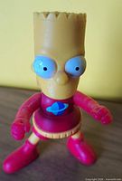 Bart Stretch Dude figure close-up