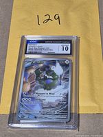 Front view of CGC encapsulated Tornadus promo card showing Gem Mint 10 label and card artwork