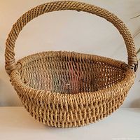 Full view of basket showing body and handle