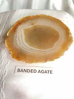 Top view showing concentric banding
