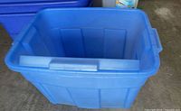 Large blue tote