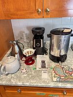 All items grouped on counter