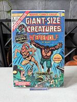 Front cover of Giant-Size Creatures #1 in bag with backing board