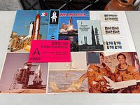 Group shot of all ten NASA shuttle era items