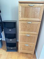 Both cabinet and organizer side by side showing overall appearance
