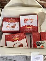 Retail boxes for Christmas themed items in lot