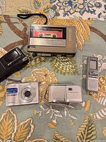Group shot showing all five devices