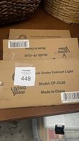 Three sealed Living Glow 12" under cabinet light boxes