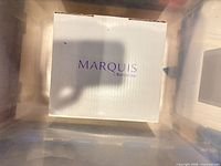 Retail box exterior showing Marquis by Waterford branding