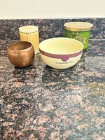 Group shot of all four items on countertop