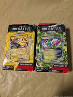 Front view of both sealed ex Battle Deck boxes
