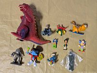 Group shot of all ten figures