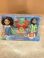 Front view of sealed Disney Encanto Mirabel & Bruno gift set in packaging