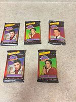 Five sealed Elvis Collection Series Two card packs