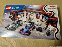 Front of sealed Lego City 60444 box showing contents and piece count