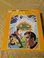 Front of puzzle box showing Star Trek artwork and Guild 200 branding