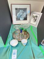 All items displayed together on table