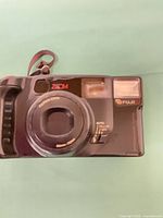 Front view of Fujifilm Zoom 35 mm film camera