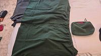 Shawl laid flat showing size and color