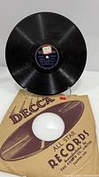 Front of Bluebird 78 RPM record showing Side A label Indian Love Call