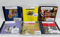 Front view showing all six CD albums