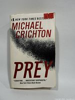 Front cover of Prey paperback showing title, author and bestseller note