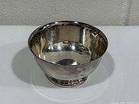 Full view of Gorham silverplate pedestal bowl