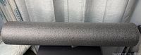 Foam roller side view showing full length and texture