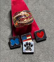 Ring and four charms overview
