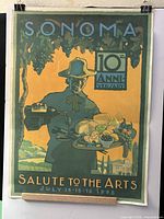 Full view of poster showing artwork and text