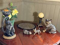 All items displayed on tabletop