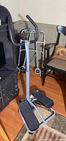 Full view of Sunny stair stepper showing frame, pedals, handlebar