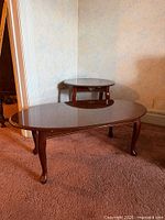 Coffee table and end table together