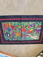 Full view of quilt cover jungle scene front