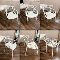 Front angled view of a Masters chair highlighting shape and seat