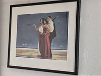 Full framed print on wall