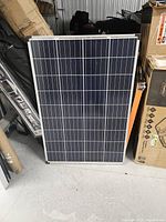 Front view of full solar panel