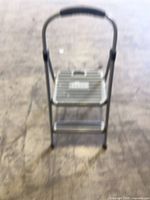Front view of Cosco 2-step folding step stool