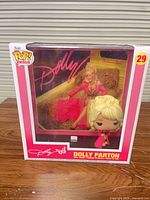 Front view of boxed Funko Pop! Albums Dolly Parton #29