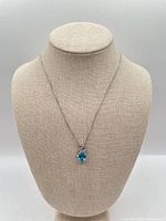 Full view of necklace on display bust