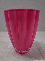 front view showing full vase shape and color