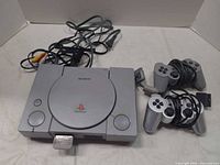 Console, two controllers, memory card, AV and power cables