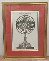 Full framed print with mat and frame visible