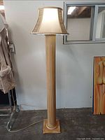 Full view of lamp illuminated