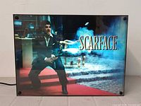 Front view lit showing Scarface scene
