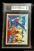 Front of slab displaying card artwork and KSA grade 5 EX label